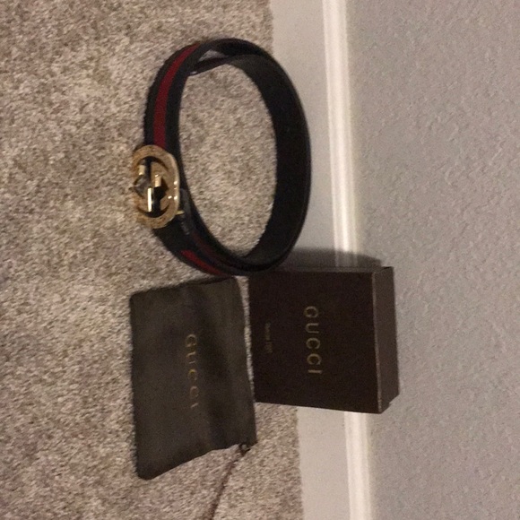 Black and red Gucci Belt, and tan Gucci belt - Picture 1 of 3